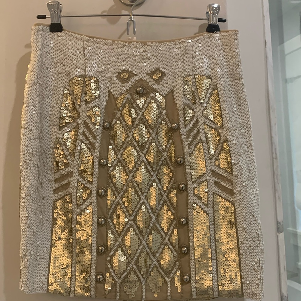 Chelsea & Violet sequin mini skirt